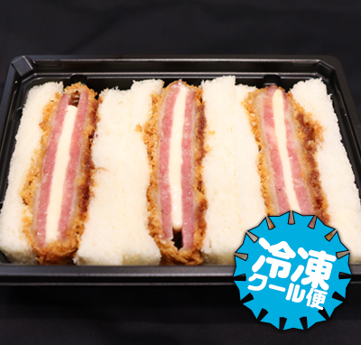 まるやの冷凍サンド【ハムチーズかつサンド】